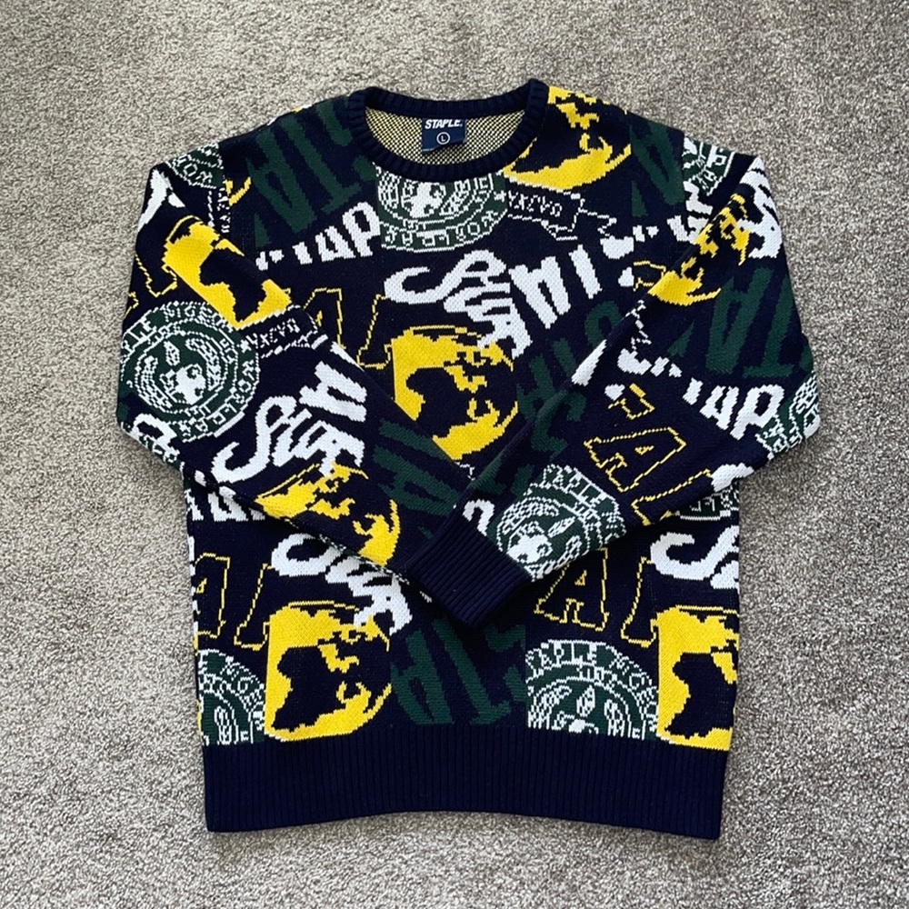 Brand new staples pigeon crew neck sweater